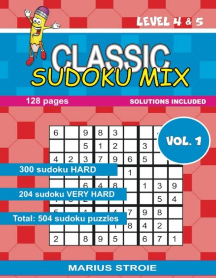 Classic Sudoku Mix- level 4 & 5,  nr.1