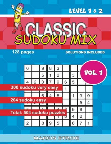 Classic Sudoku Mix- level 1 & 2,  nr.1