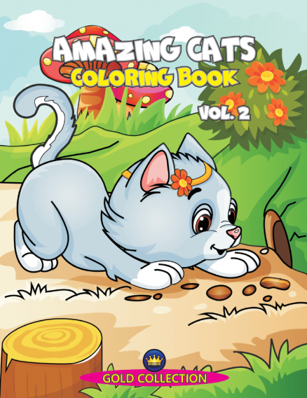 Amazing Cats - coloring book, vol.2