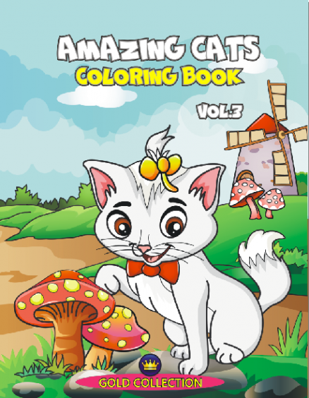 Amazing Cats - coloring book, vol.3