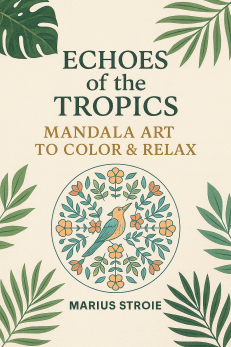 Echoes of the Tropics - mandala art to color & relax no.1