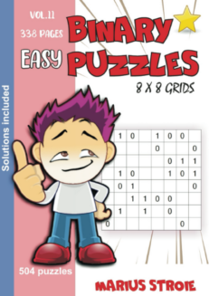 Binary Puzzles - easy, vol. 11: grids 8 x 8