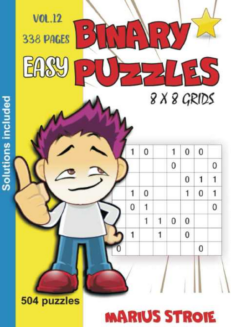 Binary Puzzles - easy, vol. 12: grids 8 x 8