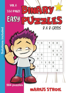 Binary Puzzles - easy, vol. 6: grids 8 x 8