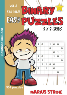 Binary Puzzles - easy, vol. 8: grids 8 x 8