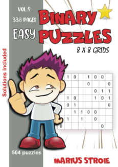 Binary Puzzles - easy, vol. 9: grids 8 x 8