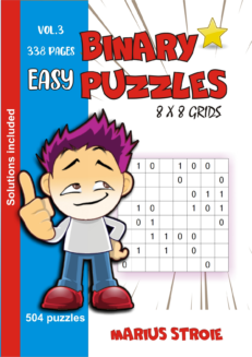 Binary Puzzles - easy , vol. 3: grids 8 x 8