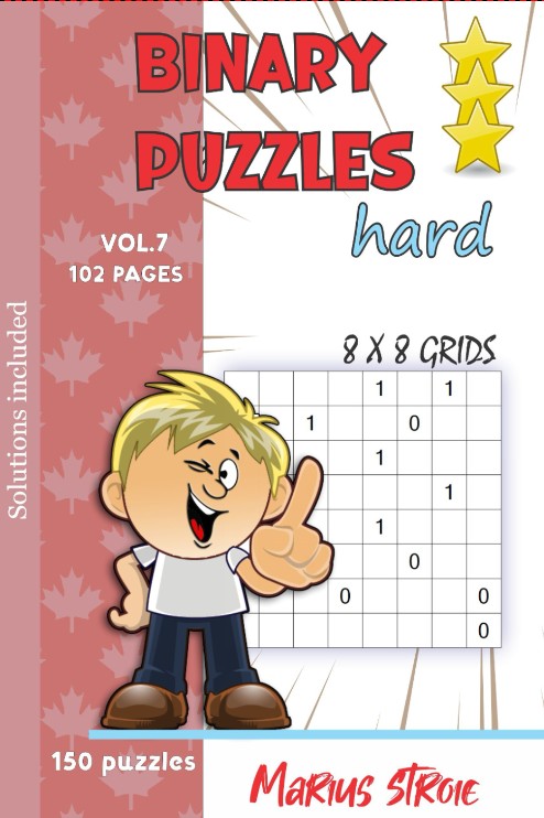 Binary Puzzles - hard, vol. 7