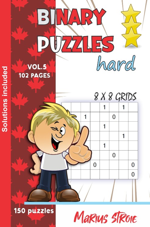 Binary Puzzles - hard, vol. 5