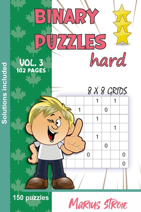 Binary Puzzles - hard, vol. 3
