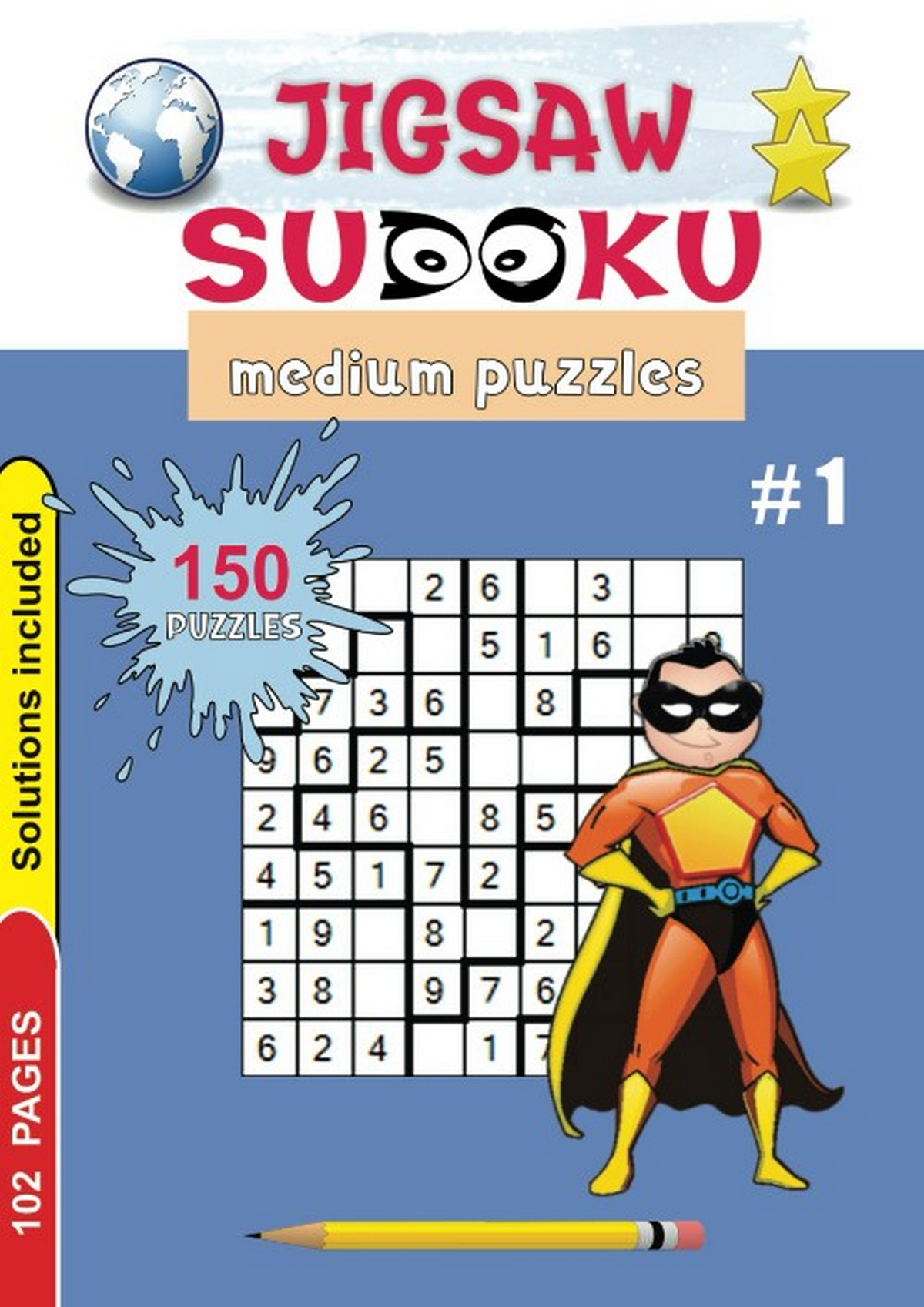 Jigsaw Sudoku medium vol.1